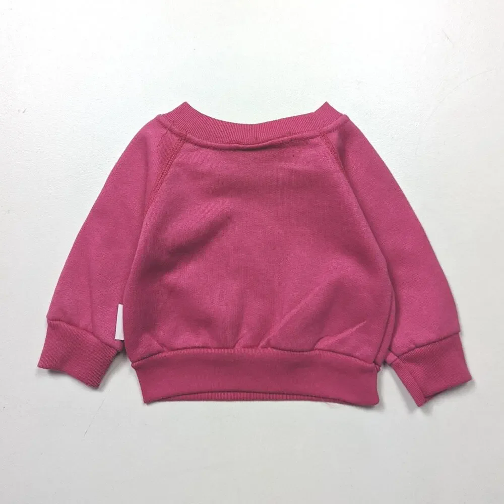 Vintage Garanimals Sweatshirt Baby Girl Size 6m Pink Mommy Graphic